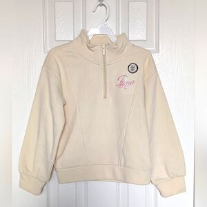 NWT Puma Girls (Small) Fleece Quarter-Zip Pullover Sweatshirt/Sweater/Top
